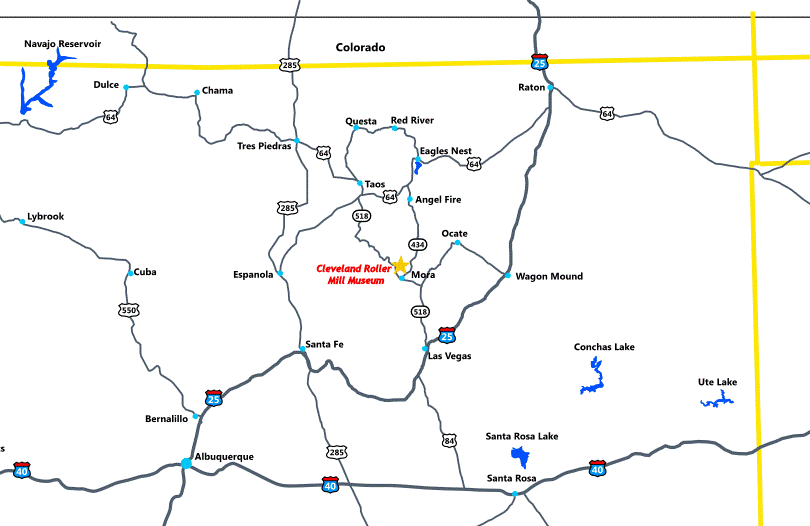 mill location map